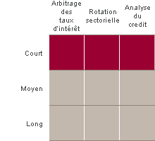 La boîte de style de placement est une représentation graphique des catégories de placement dans lesquelles un gestionnaire de placements investit.